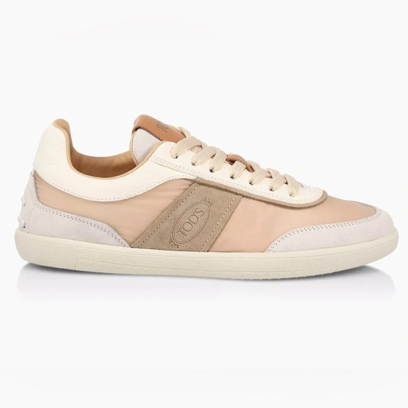 Tod’s Cassetta Patchwork Suede Low-Top Sneakers. Size 42 (12). - Picture 1 of 9